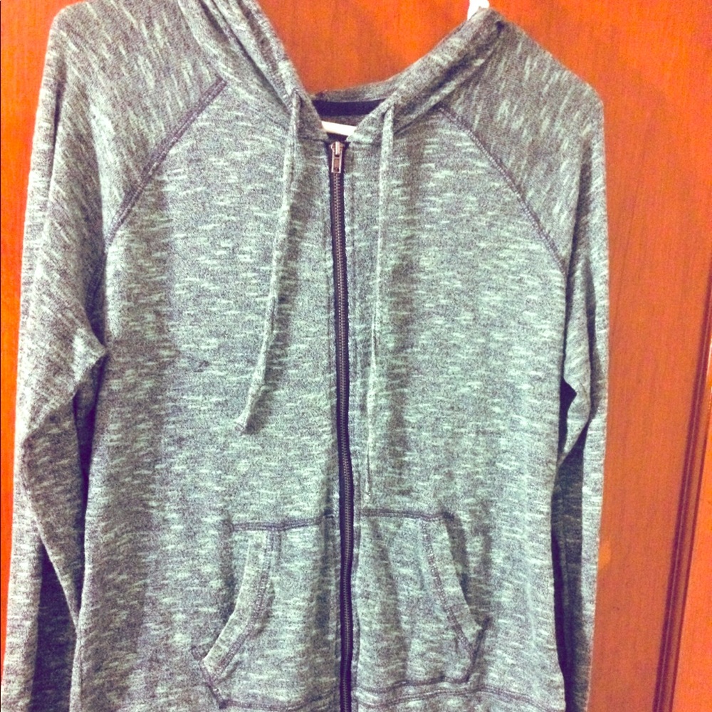 Lightweight teal zip up